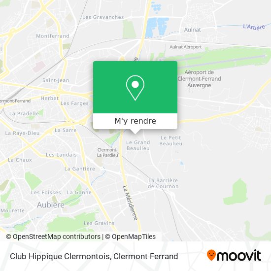 Club Hippique Clermontois plan