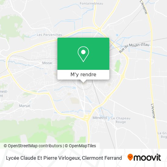 Lycée Claude Et Pierre Virlogeux plan