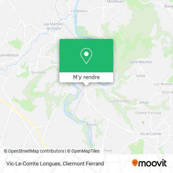 Vic-Le-Comte Longues plan