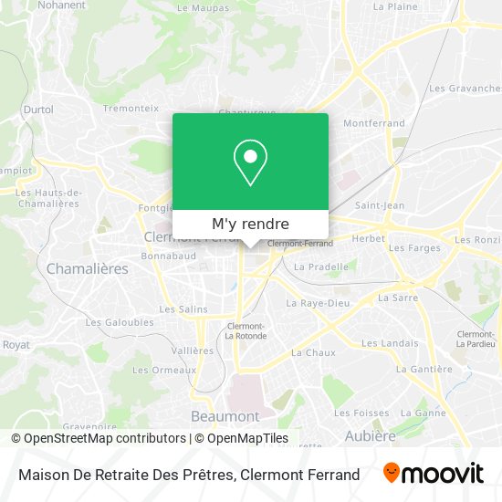 Maison De Retraite Des Prêtres plan