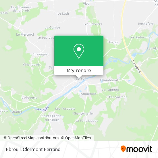 Ébreuil plan