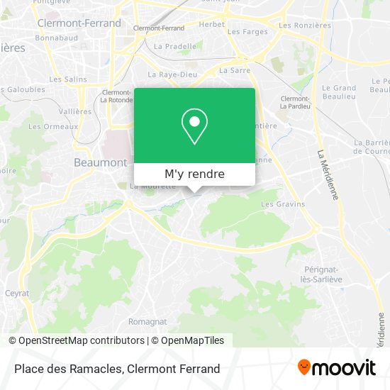 Place des Ramacles plan