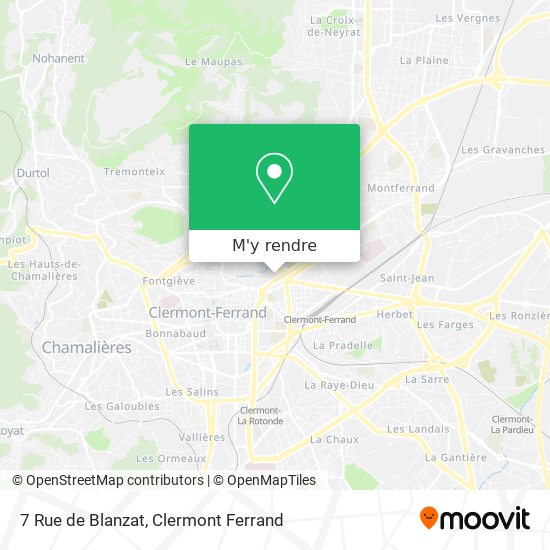 7 Rue de Blanzat plan