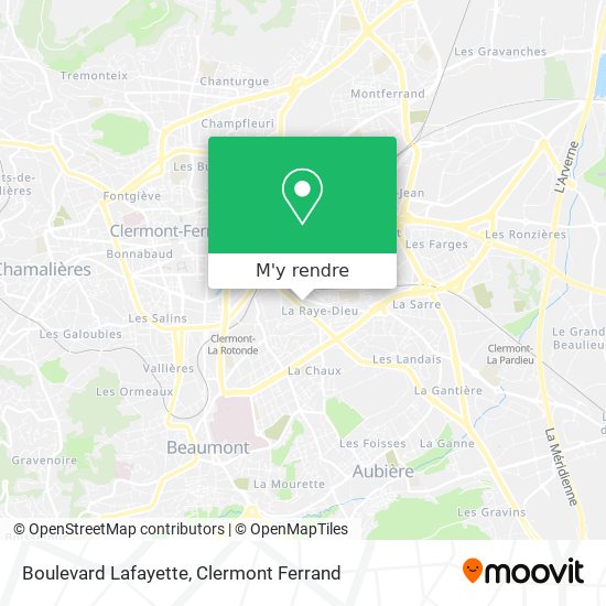 Boulevard Lafayette plan