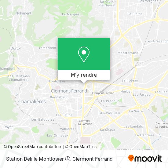 Station Delille Montlosier Ⓐ plan