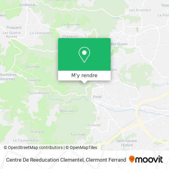 Centre De Reeducation Clementel plan