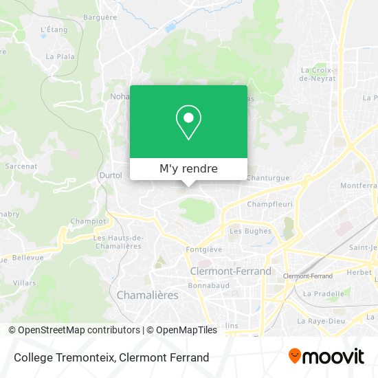 College Tremonteix plan