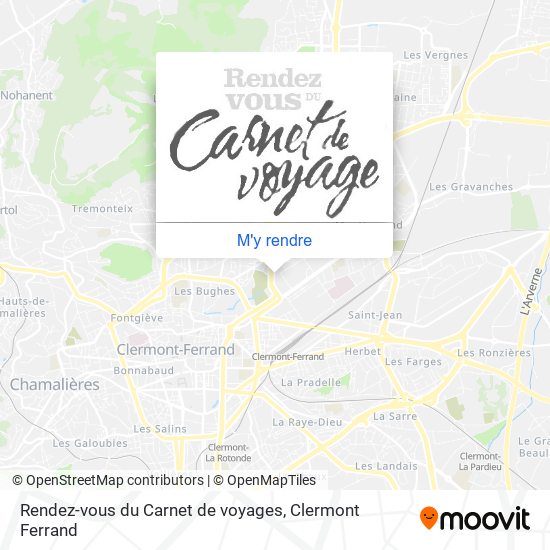 Rendez-vous du Carnet de voyages plan