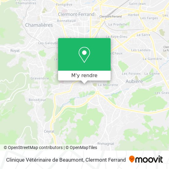 Clinique Vétérinaire de Beaumont plan