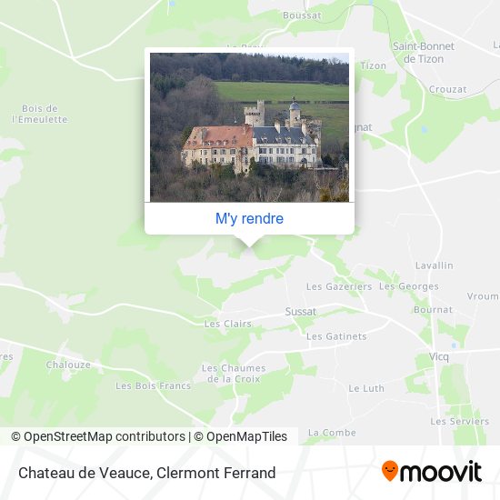 Chateau de Veauce plan
