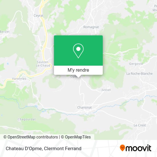 Chateau D'Opme plan