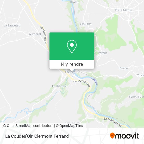 La Coudes'Oir plan