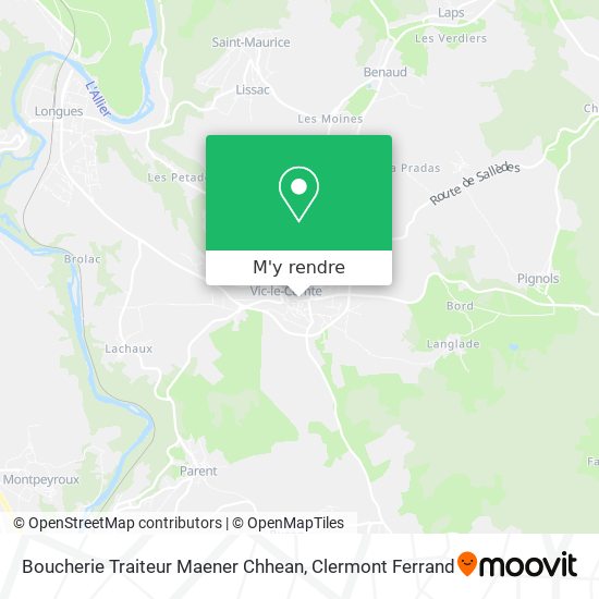 Boucherie Traiteur Maener Chhean plan