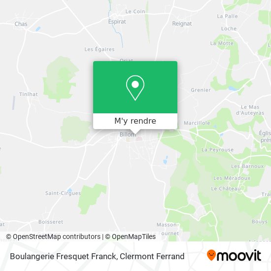Boulangerie Fresquet Franck plan