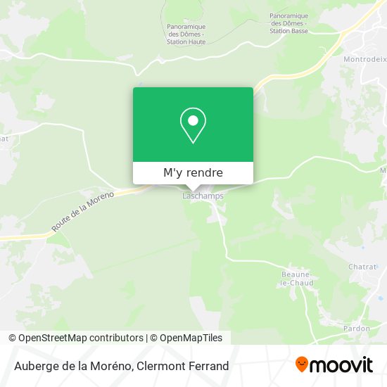 Auberge de la Moréno plan