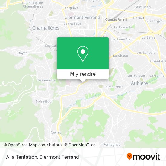 A la Tentation plan