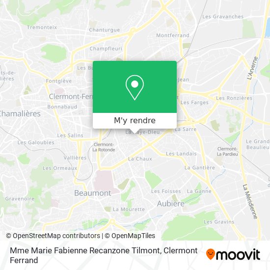 Mme Marie Fabienne Recanzone Tilmont plan