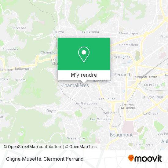 Cligne-Musette plan
