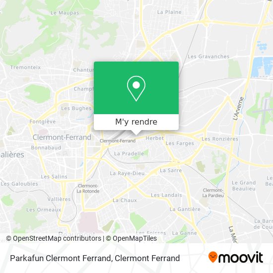 Parkafun Clermont Ferrand plan