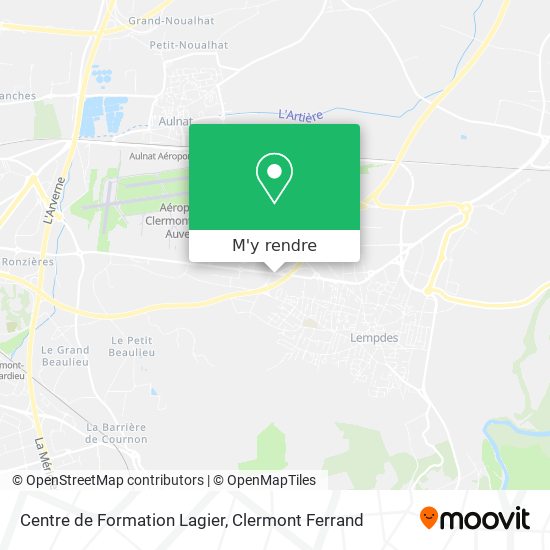 Centre de Formation Lagier plan