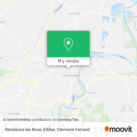 Résidence les Rives d'Allier plan