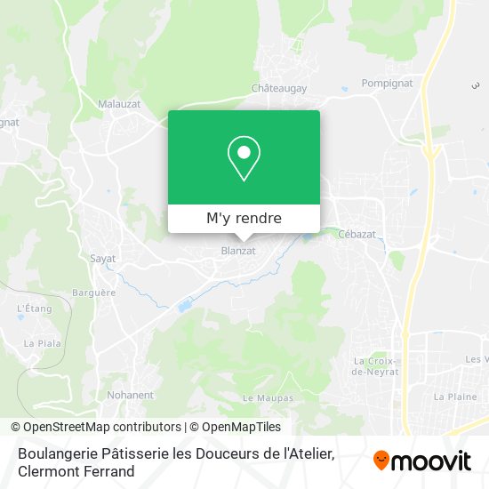 Boulangerie Pâtisserie les Douceurs de l'Atelier plan