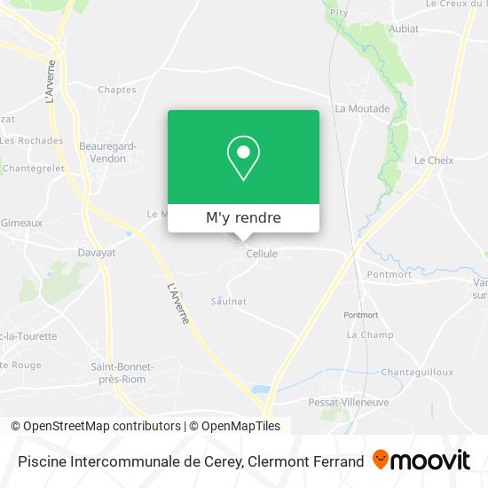 Piscine Intercommunale de Cerey plan