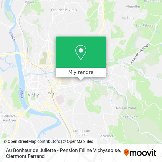 Au Bonheur de Juliette - Pension Féline Vichyssoise plan