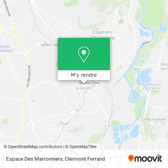 Espace Des Marronniers plan