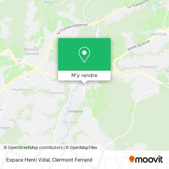 Espace Henri Vidal plan