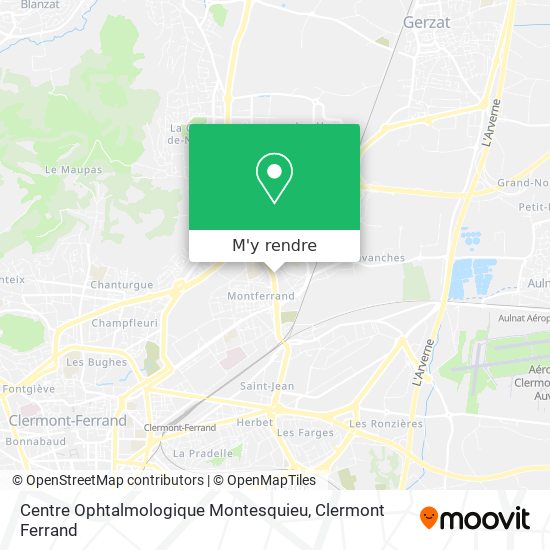 Centre Ophtalmologique Montesquieu plan