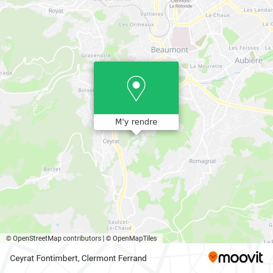Ceyrat Fontimbert plan