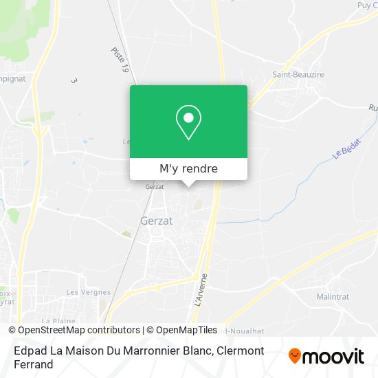 Edpad La Maison Du Marronnier Blanc plan