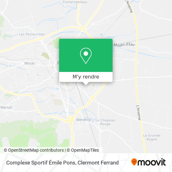 Complexe Sportif Émile Pons plan