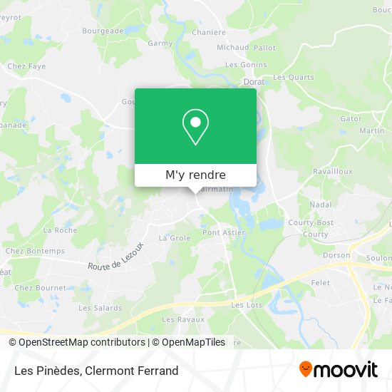 Les Pinèdes plan
