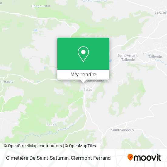 Cimetière De Saint-Saturnin plan