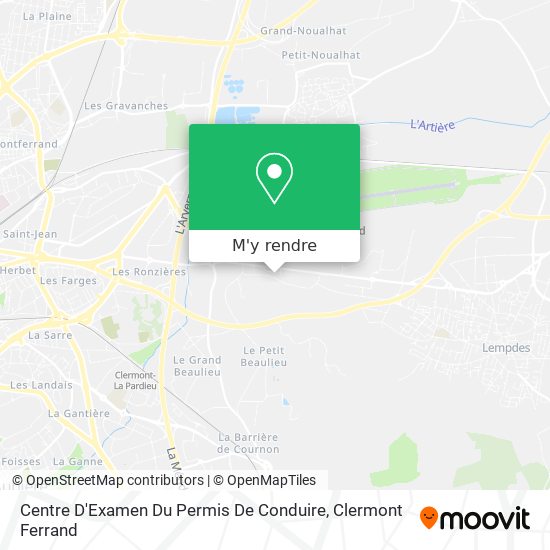 Centre D'Examen Du Permis De Conduire plan