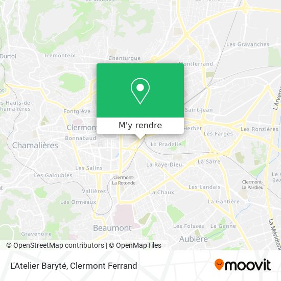 L'Atelier Baryté plan