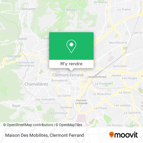 Maison Des Mobilités plan