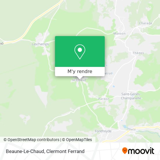 Beaune-Le-Chaud plan