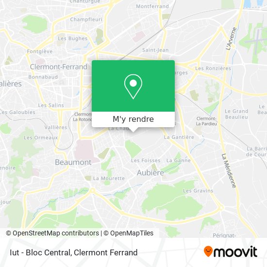 Iut - Bloc Central plan