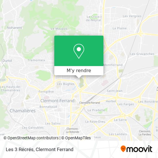 Les 3 Récrés plan