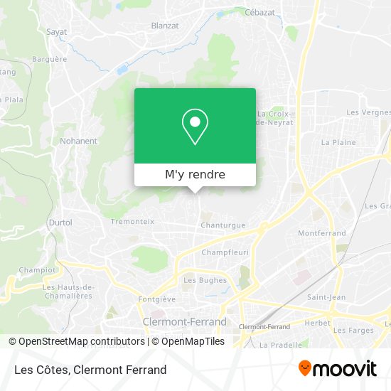 Les Côtes plan