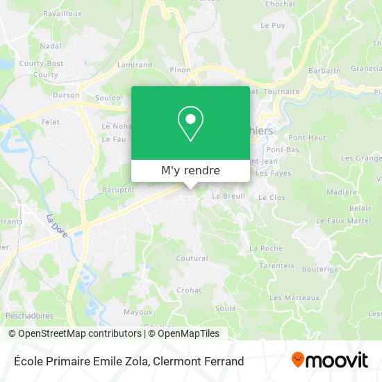 École Primaire Emile Zola plan