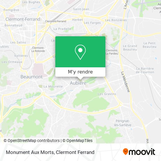 Monument Aux Morts plan