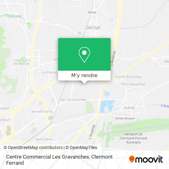 Centre Commercial Les Gravanches plan