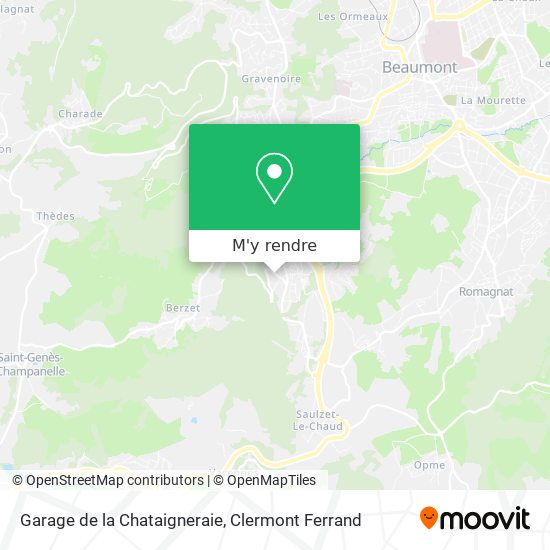 Garage de la Chataigneraie plan