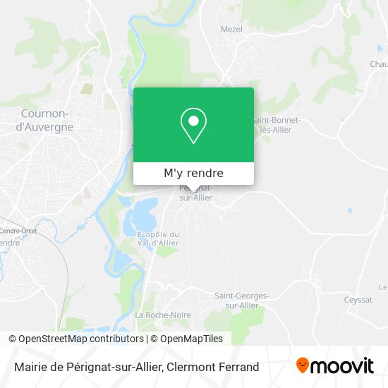 Mairie de Pérignat-sur-Allier plan