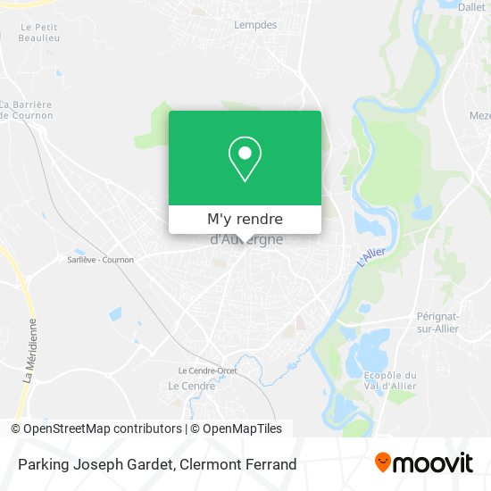 Parking Joseph Gardet plan