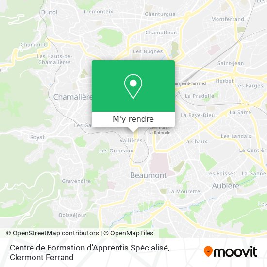 Centre de Formation d'Apprentis Spécialisé plan